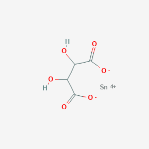 molecular formula C4H4O6Sn B079199 2,3-Dihydroxybutanedioate;tin(4+) CAS No. 14844-29-2