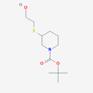 3-(2-Hydroxy-ethylsulfanyl)-piperidine-1-carboxylic acid tert-butyl ester