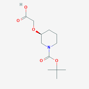 (S)-3-Carboxymethoxy-piperidine-1-carboxylic acid tert-butyl ester