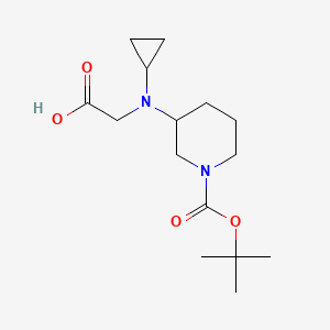 3-(Carboxymethyl-cyclopropyl-amino)-piperidine-1-carboxylic acid tert-butyl ester