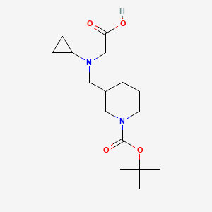 3-[(Carboxymethyl-cyclopropyl-amino)-methyl]-piperidine-1-carboxylic acid tert-butyl ester