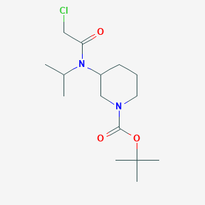 3-[(2-Chloro-acetyl)-isopropyl-amino]-piperidine-1-carboxylic acid tert-butyl ester