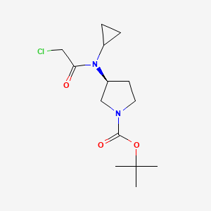 (S)-3-[(2-Chloro-acetyl)-cyclopropyl-amino]-pyrrolidine-1-carboxylic acid tert-butyl ester