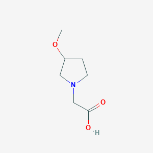 molecular formula C7H13NO3 B7920019 (3-Methoxy-pyrrolidin-1-yl)-acetic acid 