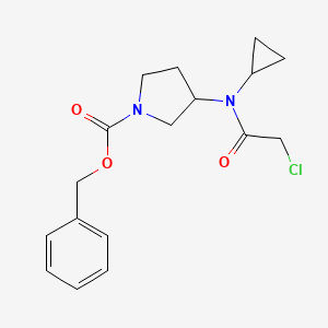 3-[(2-Chloro-acetyl)-cyclopropyl-amino]-pyrrolidine-1-carboxylic acid benzyl ester