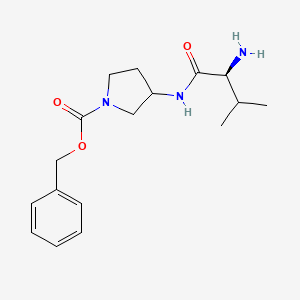 3-((S)-2-Amino-3-methyl-butyrylamino)-pyrrolidine-1-carboxylic acid benzyl ester