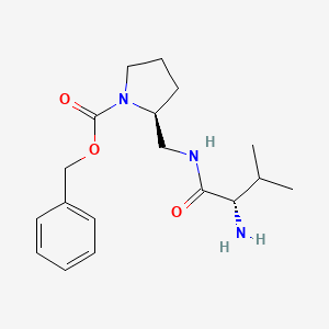 (S)-2-[((S)-2-Amino-3-methyl-butyrylamino)-methyl]-pyrrolidine-1-carboxylic acid benzyl ester