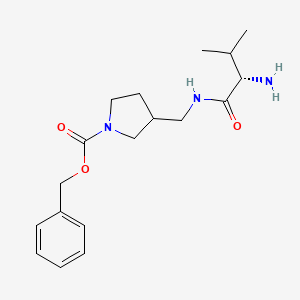 3-[((S)-2-Amino-3-methyl-butyrylamino)-methyl]-pyrrolidine-1-carboxylic acid benzyl ester