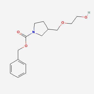 3-(2-Hydroxy-ethoxymethyl)-pyrrolidine-1-carboxylic acid benzyl ester