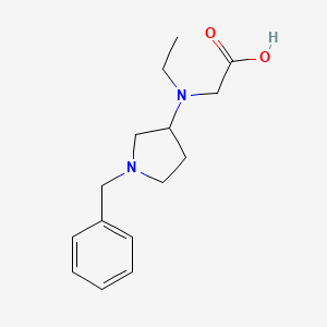 molecular formula C15H22N2O2 B7920230 [(1-Benzyl-pyrrolidin-3-yl)-ethyl-amino]-acetic acid 