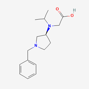 molecular formula C16H24N2O2 B7920248 [((S)-1-Benzyl-pyrrolidin-3-yl)-isopropyl-amino]-acetic acid 