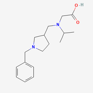 molecular formula C17H26N2O2 B7920259 [(1-Benzyl-pyrrolidin-3-ylmethyl)-isopropyl-amino]-acetic acid 