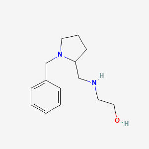 molecular formula C14H22N2O B7920282 2-[(1-Benzyl-pyrrolidin-2-ylmethyl)-amino]-ethanol 