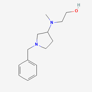 molecular formula C14H22N2O B7920294 2-[(1-Benzyl-pyrrolidin-3-yl)-methyl-amino]-ethanol 