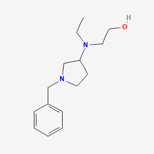 molecular formula C15H24N2O B7920306 2-[(1-Benzyl-pyrrolidin-3-yl)-ethyl-amino]-ethanol 