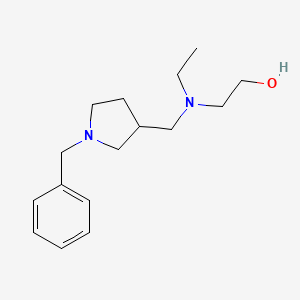 molecular formula C16H26N2O B7920322 2-[(1-Benzyl-pyrrolidin-3-ylmethyl)-ethyl-amino]-ethanol 