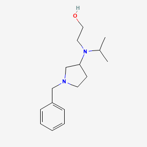 molecular formula C16H26N2O B7920328 2-[(1-Benzyl-pyrrolidin-3-yl)-isopropyl-amino]-ethanol 