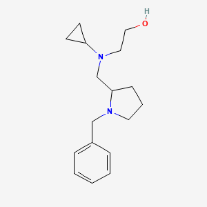 molecular formula C17H26N2O B7920357 2-[(1-Benzyl-pyrrolidin-2-ylmethyl)-cyclopropyl-amino]-ethanol 