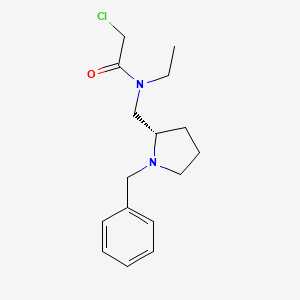 N-((S)-1-Benzyl-pyrrolidin-2-ylmethyl)-2-chloro-N-ethyl-acetamide