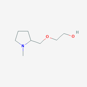 molecular formula C8H17NO2 B7920515 2-(1-Methyl-pyrrolidin-2-ylmethoxy)-ethanol 