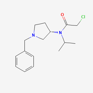 molecular formula C16H23ClN2O B7920522 N-((S)-1-Benzyl-pyrrolidin-3-yl)-2-chloro-N-isopropyl-acetamide 