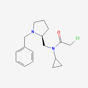 N-((S)-1-Benzyl-pyrrolidin-2-ylmethyl)-2-chloro-N-cyclopropyl-acetamide