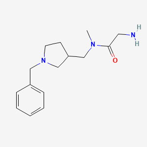 2-Amino-N-(1-benzyl-pyrrolidin-3-ylmethyl)-N-methyl-acetamide