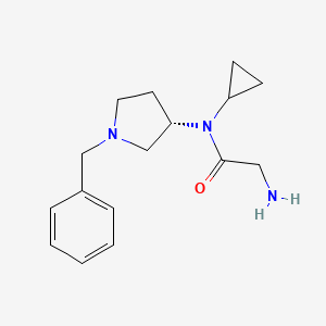 2-Amino-N-((S)-1-benzyl-pyrrolidin-3-yl)-N-cyclopropyl-acetamide