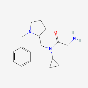 2-Amino-N-((1-benzylpyrrolidin-2-yl)methyl)-N-cyclopropylacetamide