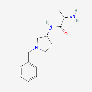 (S)-2-Amino-N-((R)-1-benzyl-pyrrolidin-3-yl)-propionamide