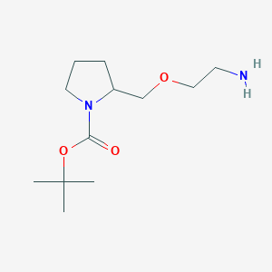 2-(2-Amino-ethoxymethyl)-pyrrolidine-1-carboxylic acid tert-butyl ester