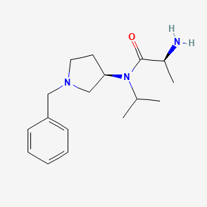 molecular formula C17H27N3O B7920762 (S)-2-Amino-N-((R)-1-benzylpyrrolidin-3-yl)-N-isopropylpropanamide 