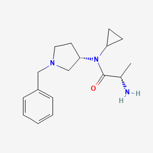 (S)-2-Amino-N-((S)-1-benzylpyrrolidin-3-yl)-N-cyclopropylpropanamide