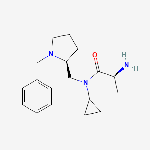 (S)-2-Amino-N-((S)-1-benzyl-pyrrolidin-2-ylmethyl)-N-cyclopropyl-propionamide