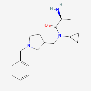 (S)-2-Amino-N-(1-benzyl-pyrrolidin-3-ylmethyl)-N-cyclopropyl-propionamide