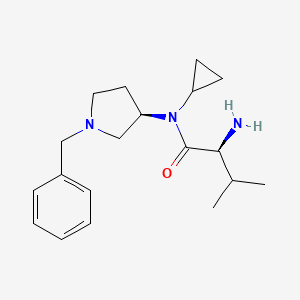 (S)-2-Amino-N-((R)-1-benzyl-pyrrolidin-3-yl)-N-cyclopropyl-3-methyl-butyramide