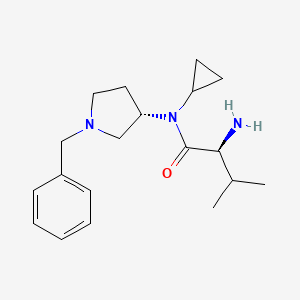 (S)-2-Amino-N-((S)-1-benzyl-pyrrolidin-3-yl)-N-cyclopropyl-3-methyl-butyramide