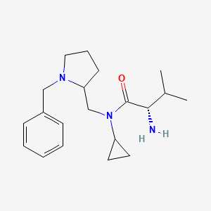 (S)-2-Amino-N-(1-benzyl-pyrrolidin-2-ylmethyl)-N-cyclopropyl-3-methyl-butyramide