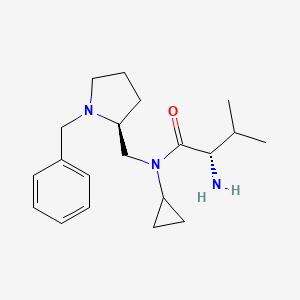 (S)-2-Amino-N-((S)-1-benzyl-pyrrolidin-2-ylmethyl)-N-cyclopropyl-3-methyl-butyramide