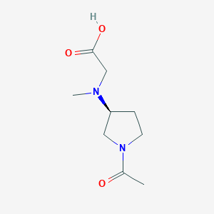 [((S)-1-Acetyl-pyrrolidin-3-yl)-methyl-amino]-acetic acid