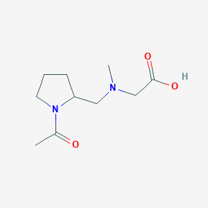 [(1-Acetyl-pyrrolidin-2-ylmethyl)-methyl-amino]-acetic acid