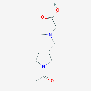 [(1-Acetyl-pyrrolidin-3-ylmethyl)-methyl-amino]-acetic acid