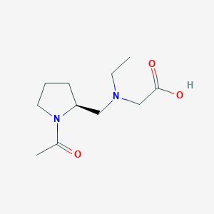 [((S)-1-Acetyl-pyrrolidin-2-ylmethyl)-ethyl-amino]-acetic acid