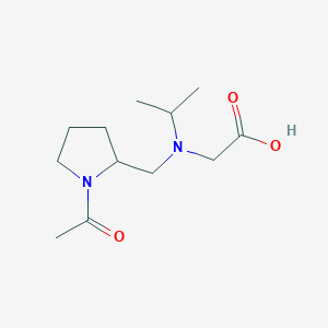 [(1-Acetyl-pyrrolidin-2-ylmethyl)-isopropyl-amino]-acetic acid