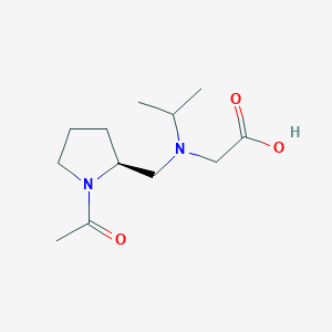 [((S)-1-Acetyl-pyrrolidin-2-ylmethyl)-isopropyl-amino]-acetic acid