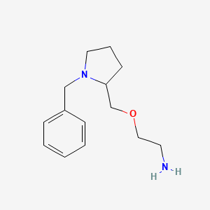 molecular formula C14H22N2O B7921001 2-(1-Benzyl-pyrrolidin-2-ylmethoxy)-ethylamine 