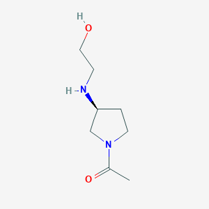 1-[(S)-3-(2-Hydroxy-ethylamino)-pyrrolidin-1-yl]-ethanone