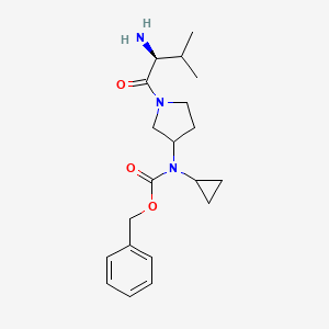 [1-((S)-2-Amino-3-methyl-butyryl)-pyrrolidin-3-yl]-cyclopropyl-carbamic acid benzyl ester