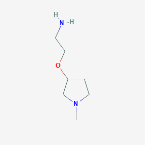 molecular formula C7H16N2O B7921038 2-(1-Methyl-pyrrolidin-3-yloxy)-ethylamine 