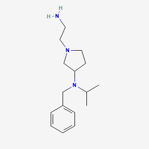 molecular formula C16H27N3 B7921073 [1-(2-Amino-ethyl)-pyrrolidin-3-yl]-benzyl-isopropyl-amine 